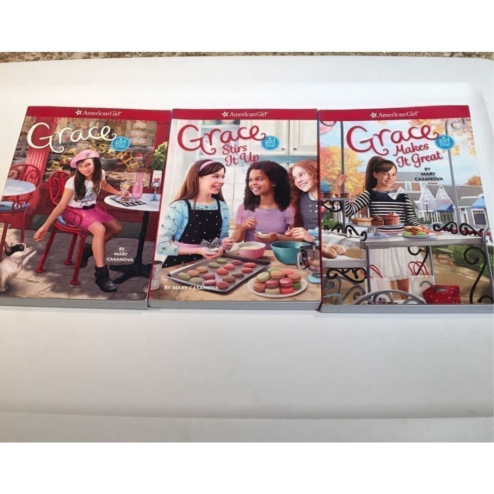 American Girl Set of 3 Grace Books - Gently Used